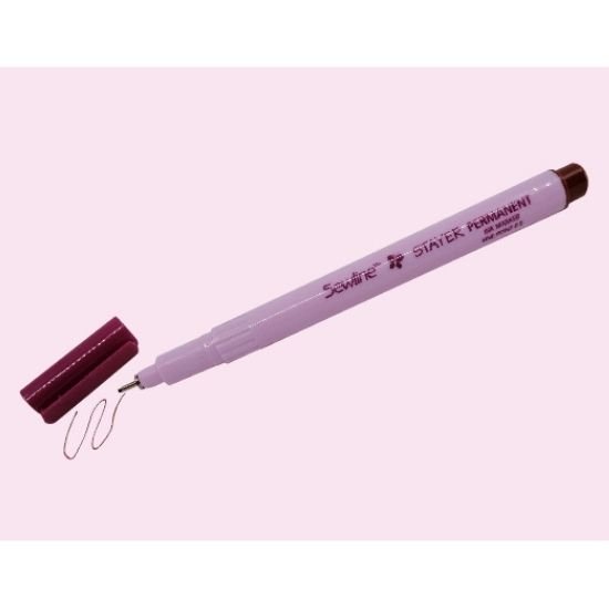 Sewline Stayer Permanent Marker Black Fabric Sauce