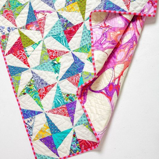 Confetti Quilt Pattern Fabric Sauce